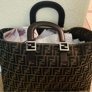 🌻FENDI ZUCCA LARGE SATCHEL & ZUCCA WALLET 🌻